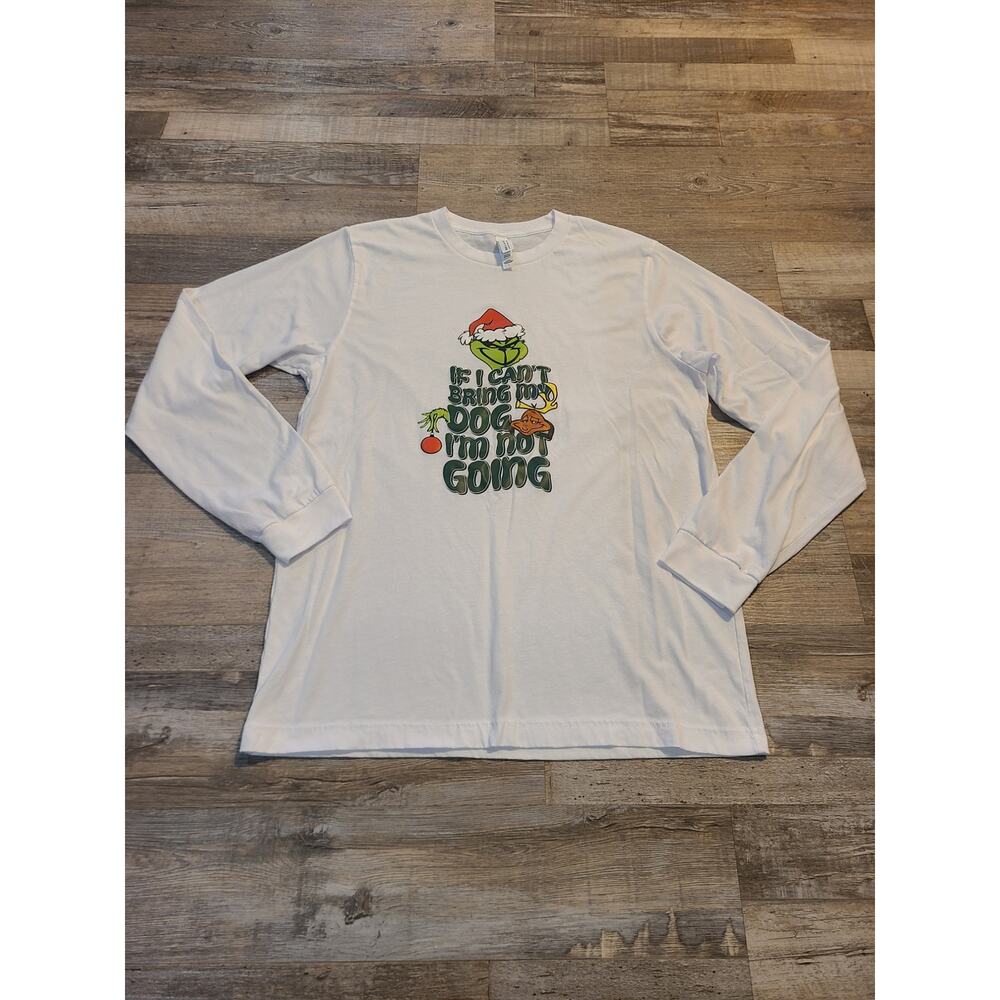 Bella + Canvas large women's Christmas long sleeve tee